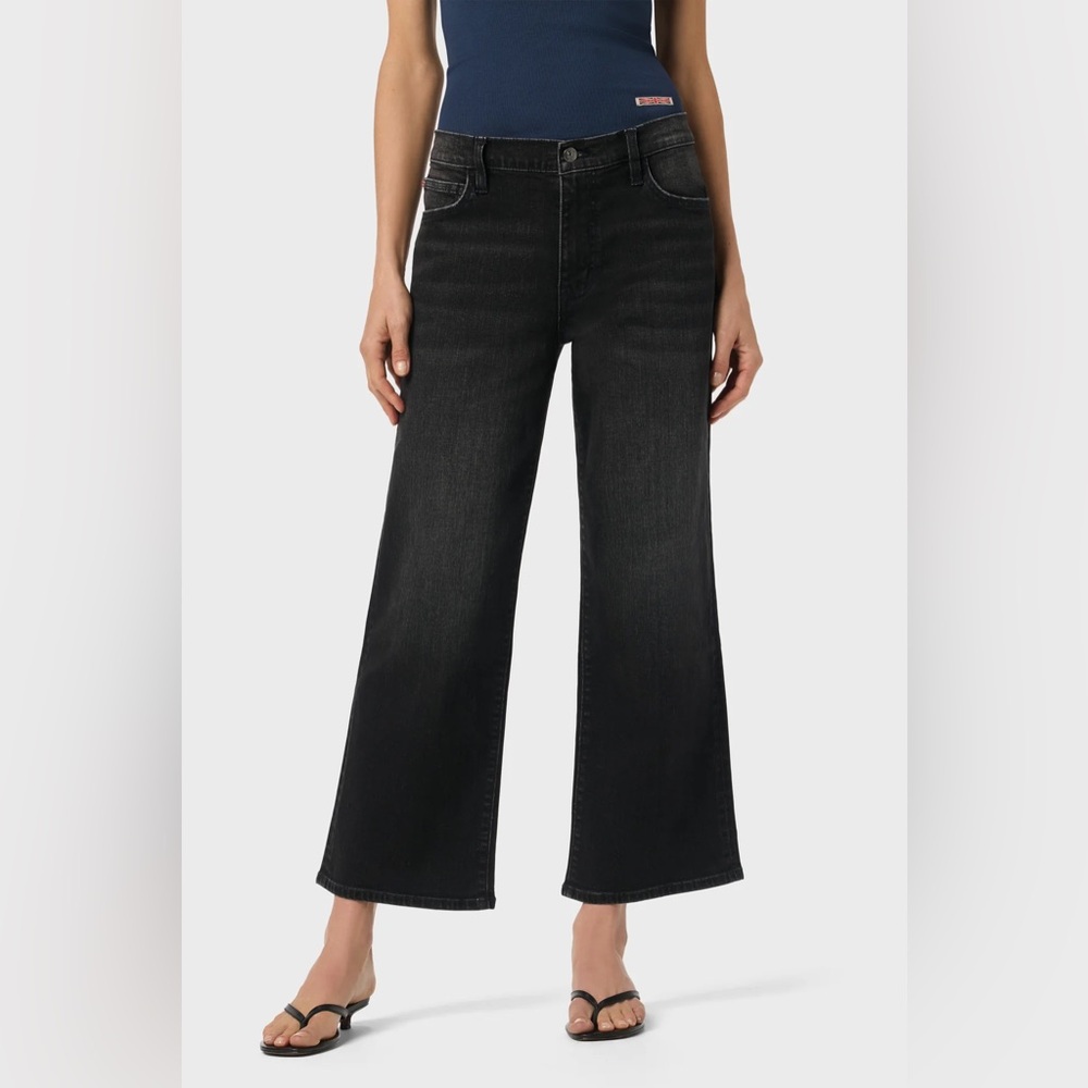 Hudson Jeans Black Wide Leg Flare Jeans